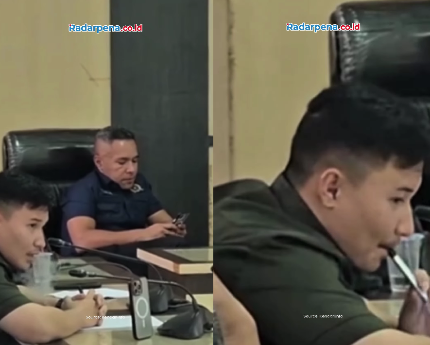 Video Viral Kelakuan Anggota DPRD Kendari NgeVape Saat Rapat, Netizen Murka