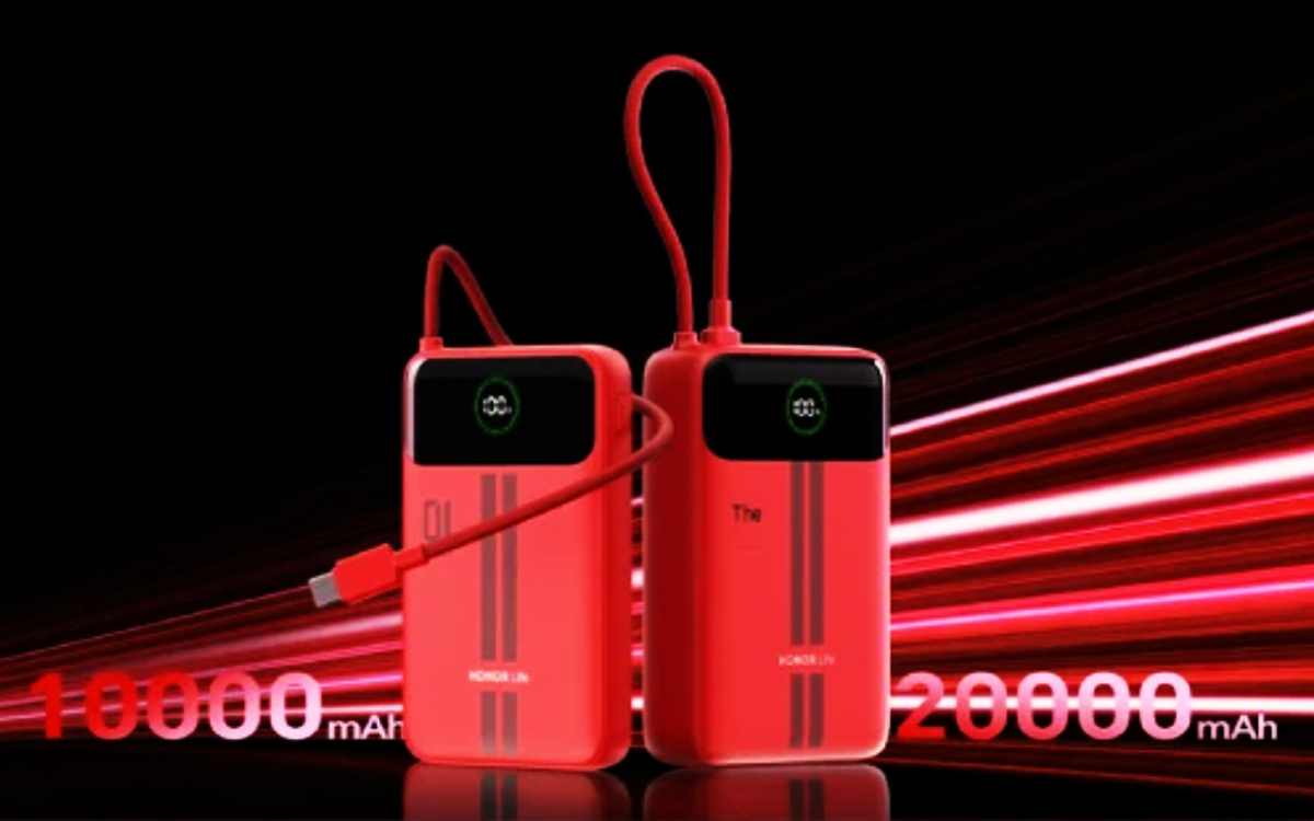 Honor Rilis Dua Power Bank Baru Berkapasitas Jumbo, Bawa Kabel Built-in dan Layar Digital