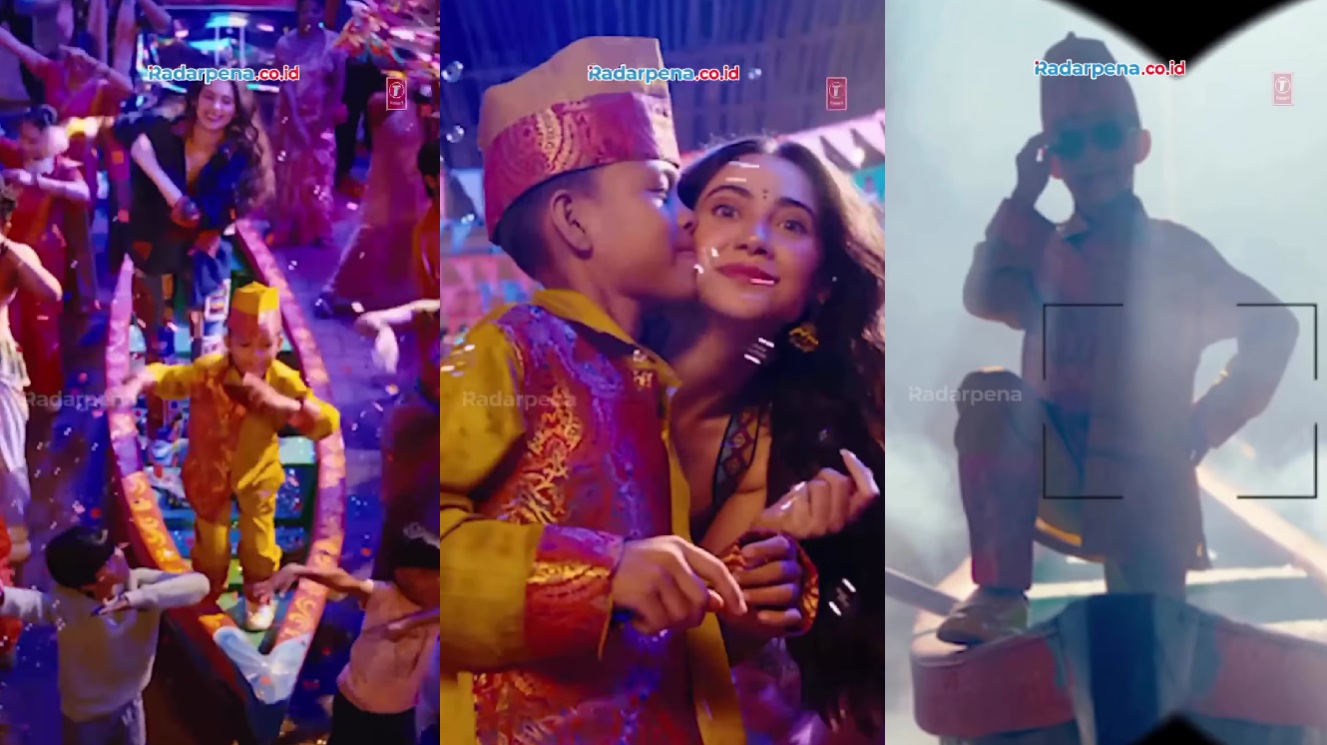 Rayyan Arkan Dikha Bikin Heboh Lagi, Kali Ini Bocah Pacu Jalur Riau Duet Bareng Artis Bollywood Zahrah S Khan