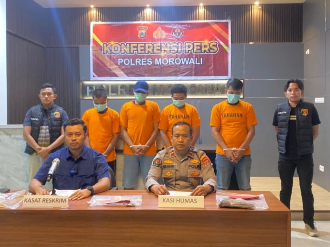 Ini Dia Wajah Polisi dan Sekuriti yang Aniaya Pemuda 19 Tahun hingga Tewas di Morowali