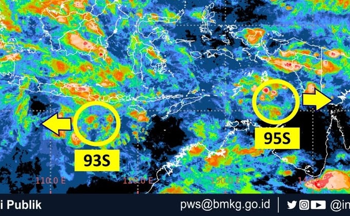 Waspada! Bibit Siklon Tropis Ancam Sejumlah Perairan Indonesia