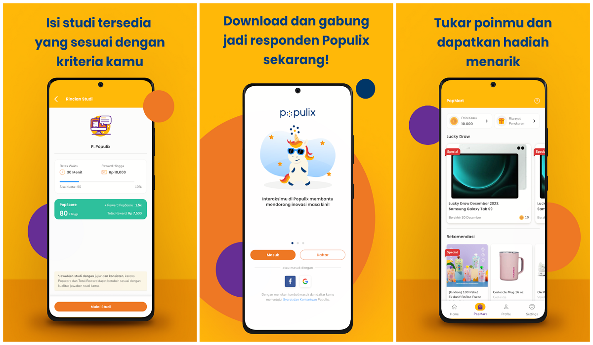 Aplikasi Populix: Dapatkan Saldo DANA Gratis Tiap Hari Terbukti Membayar