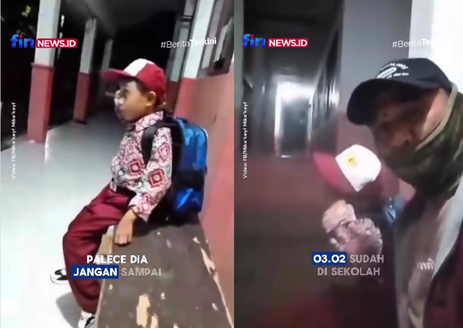 Kisah Farel, Bocah Kelas 1 SD di Sigi yang Datang ke Sekolah Pukul 03.00 Pagi