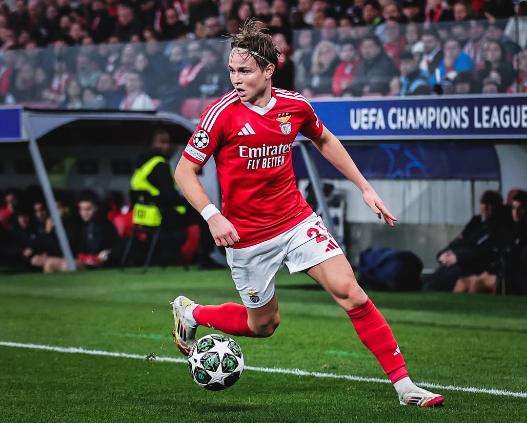 Barcelona Lirik Schjelderup, Bintang Muda Benfica Buka Suara