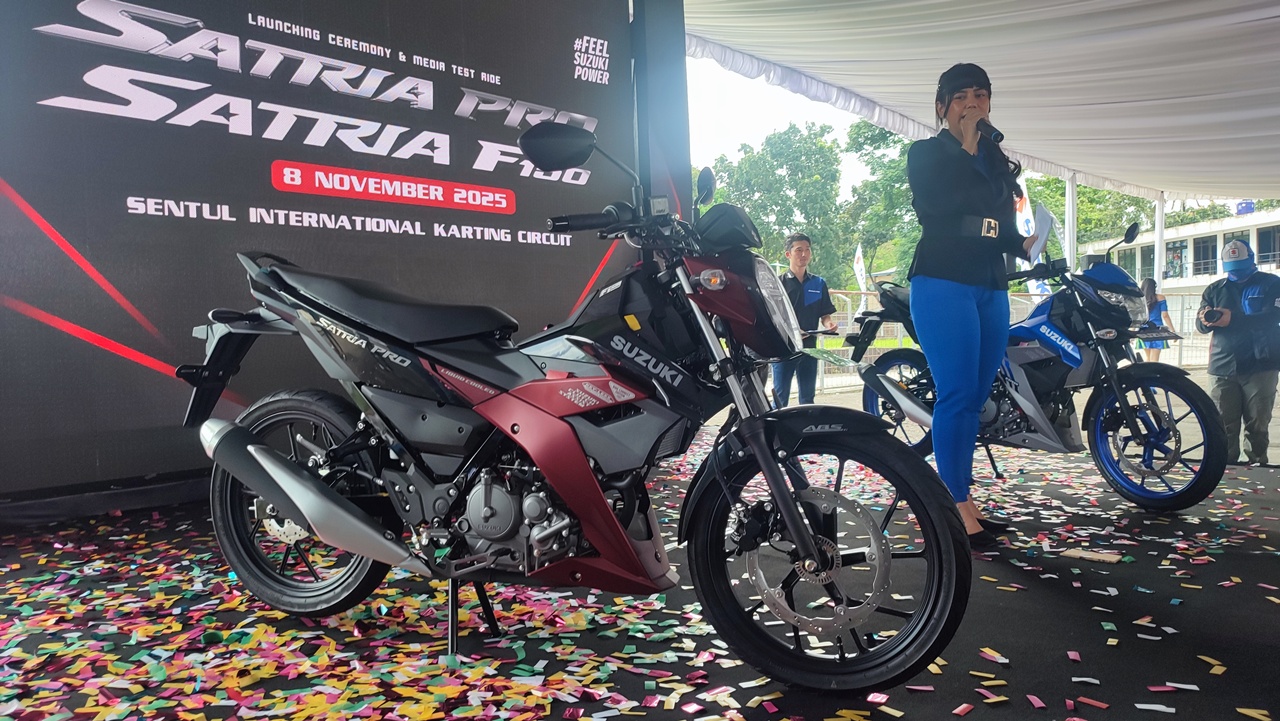 Suzuki Hadirkan Suzuki Satria Pro dan Suzuki Satria F150, Canggih dan Makin Gahar