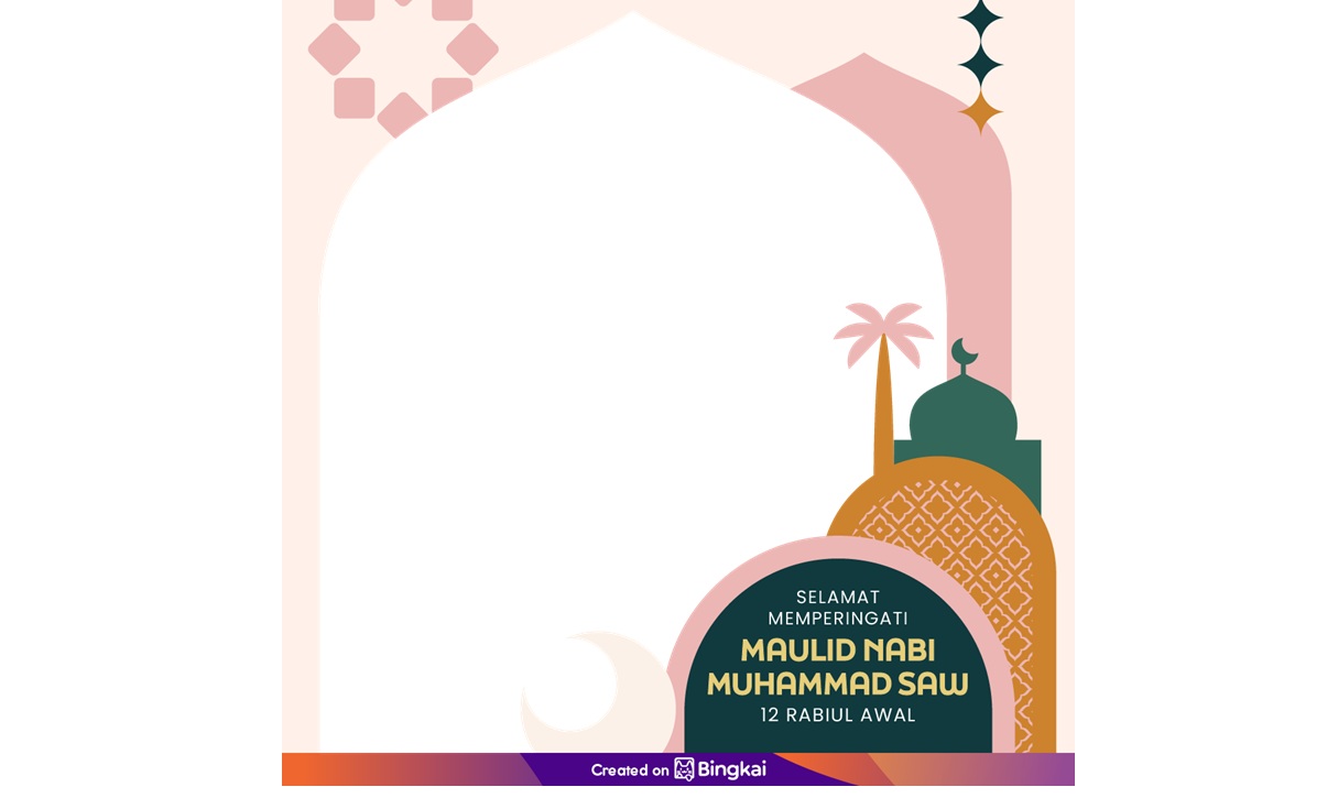 55 Link Twibbon Maulid Nabi Muhammad, Keren untuk Dibagikan Lewat Medsos