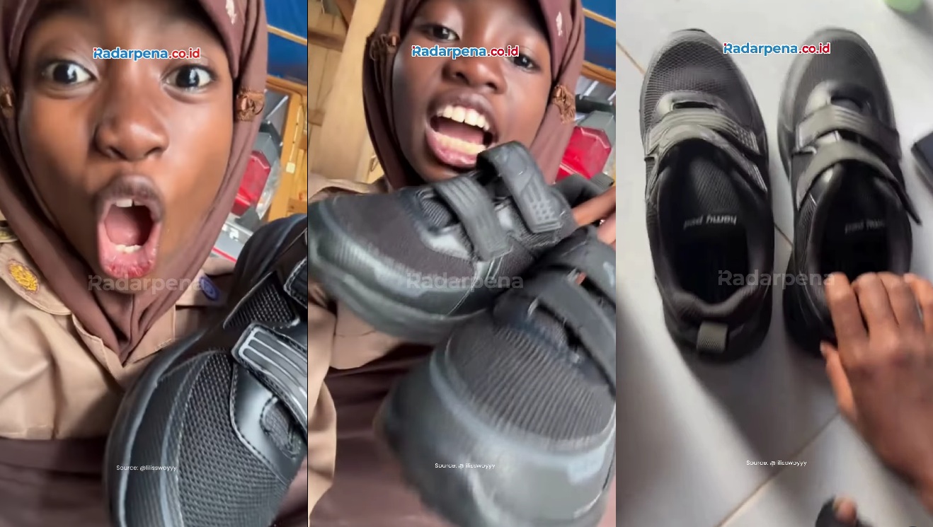 Beli Sepatu Dua-Duanya Kanan di Transmart, Video Viral! Kisah Lilis Asal Lampung Bikin Netizen Ngakak