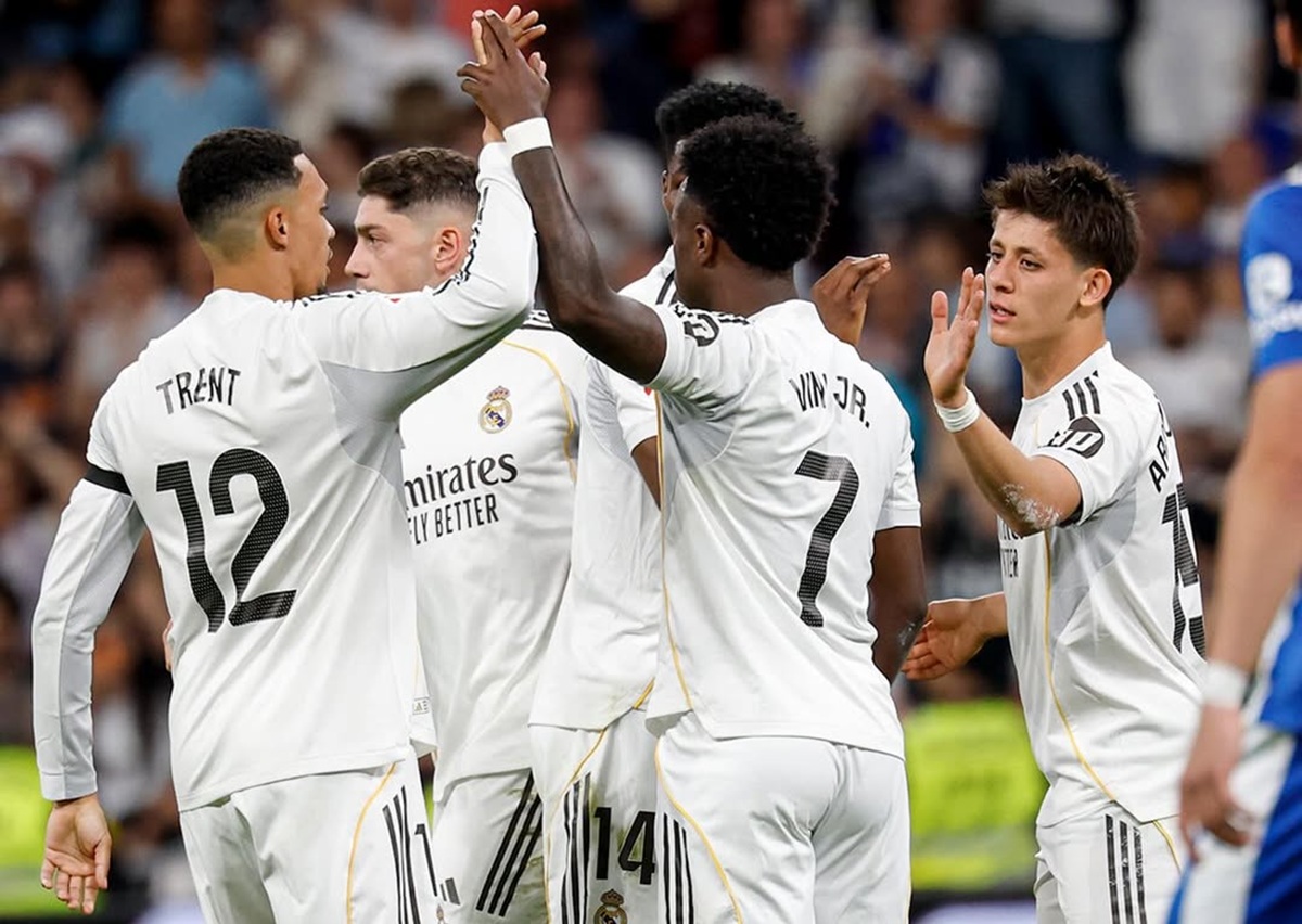 Dominasi Bernabeu! Gol Garcia dan Bellingham Benamkan Oviedo