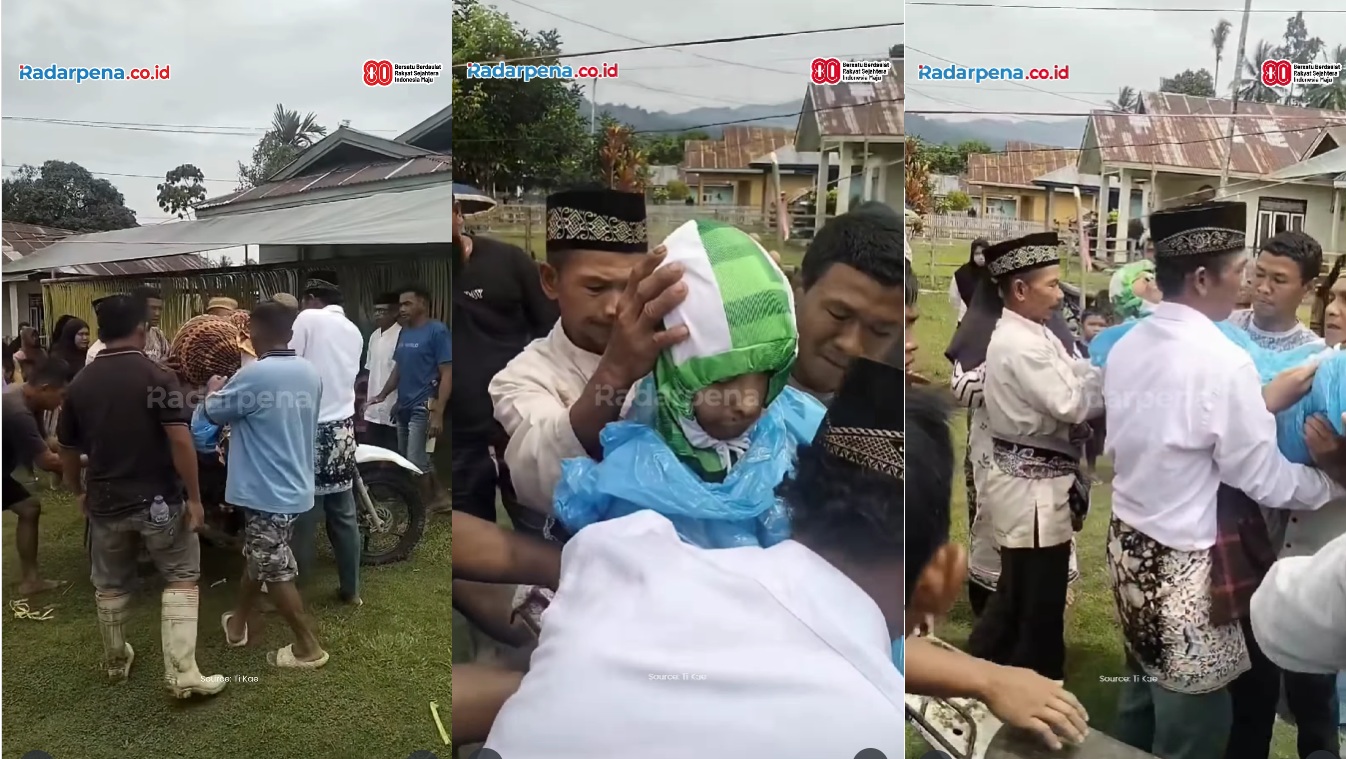 Video Viral, Jenazah Tukang Ojek Dibawa dengan Motor di Bone Bolango: Penyebabnya Akses Jalan Rusak 