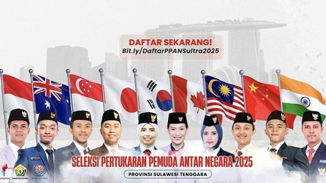 Pemprov Sultra Buka Pendaftaran Program Pertukaran Pemuda ke Singapura, Cek Syarat dan Jadwal Seleksi
