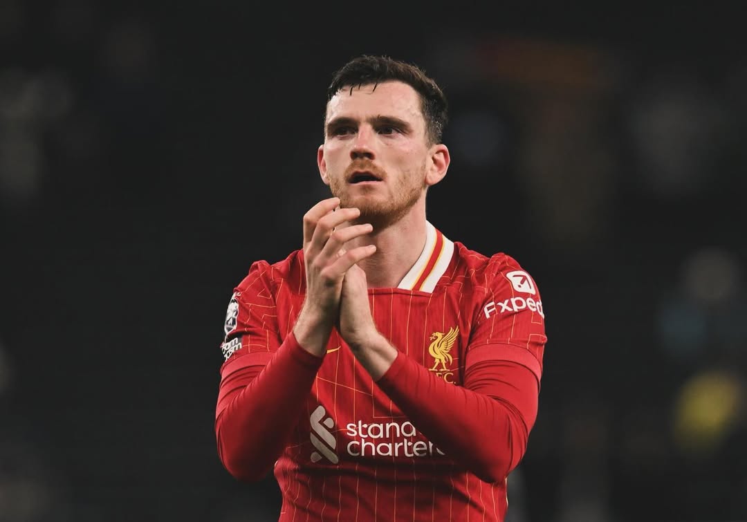 Liverpool Tahan Andy Robertson, Transfer ke Tottenham Batal di Menit Akhir