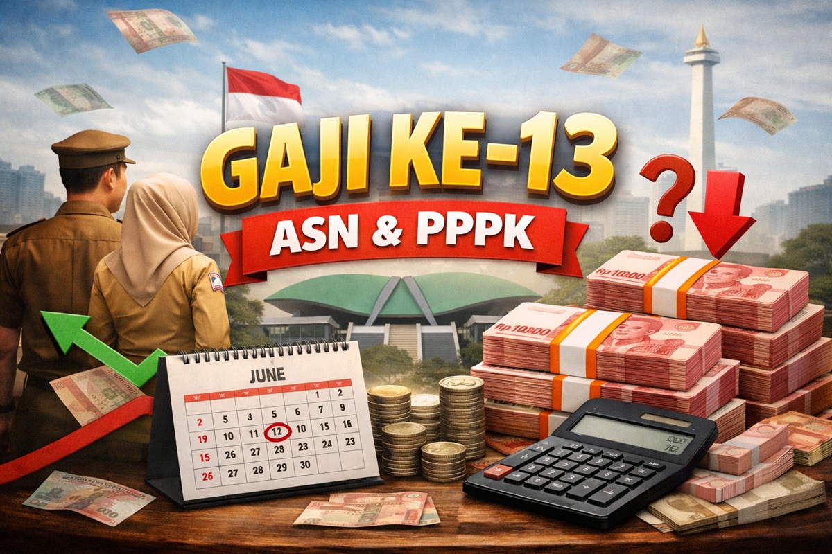 Gaji Ke-13 PNS, PPPK dan Pensiunan Cair Besok, 2 Juni 2026, Ini Besaran, dan Daftar Penerimanya