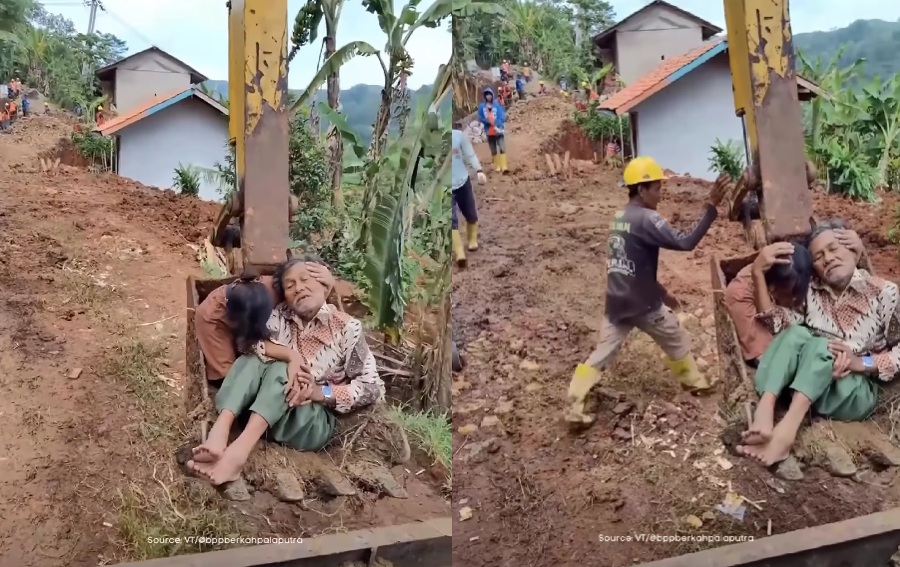 Viral Lansia Sakit Diangkut Ekskavator di Bandung Barat, Terungkap Fakta Sebenarnya