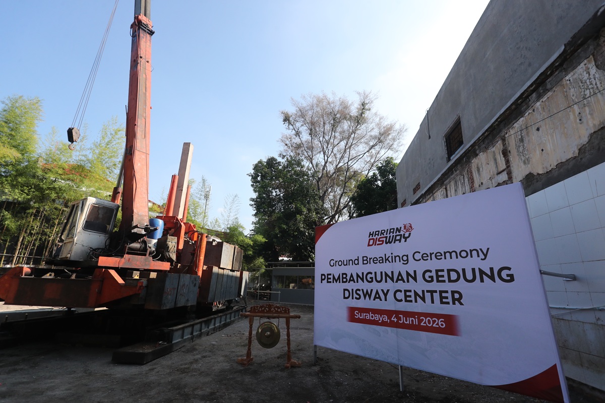 Groundbreaking, Harian Disway Siapkan Gedung Kantor Baru