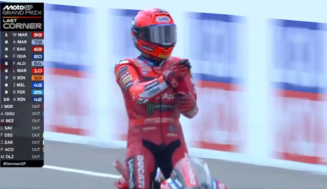 Heboh! Video Selebrasi Tarian Pacu Jalur Marc Marquez Saat Juarai MotoGP Jerman 2025