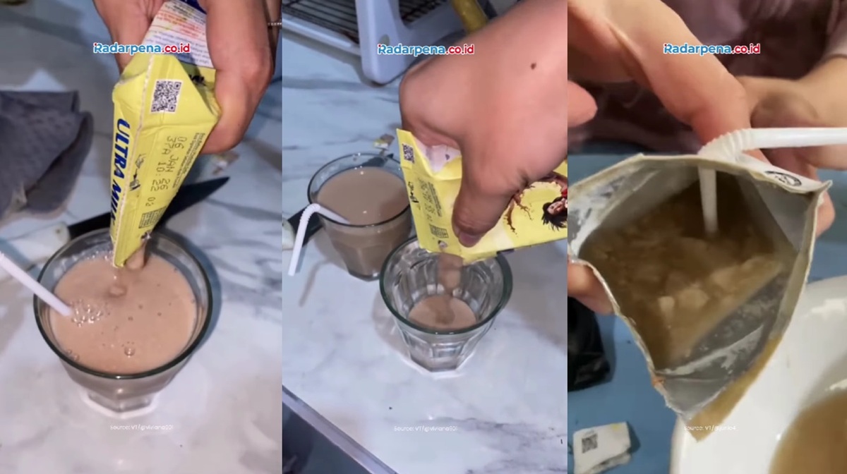 Viral! Susu Ultra Milk Menggumpal Meski Belum Kedaluwarsa