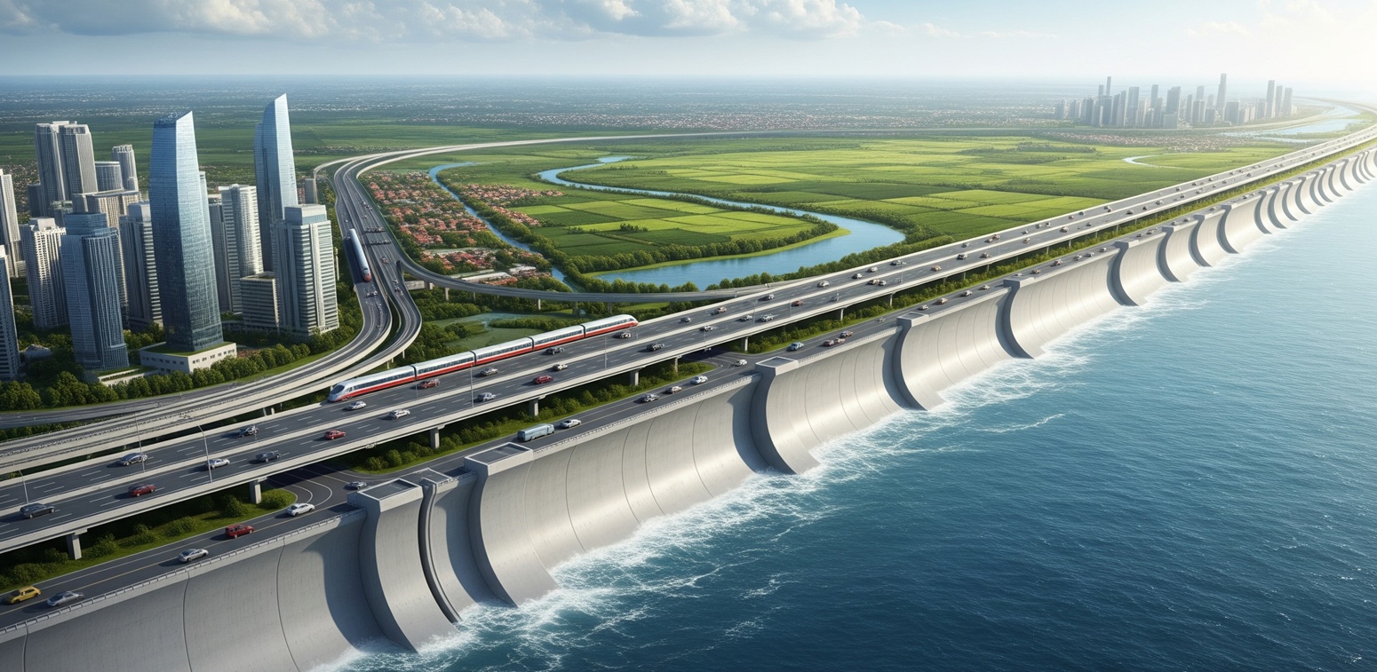 Giant Sea Wall Proyek Penyelamat Jawa Senilai Rp1.300 Triliun