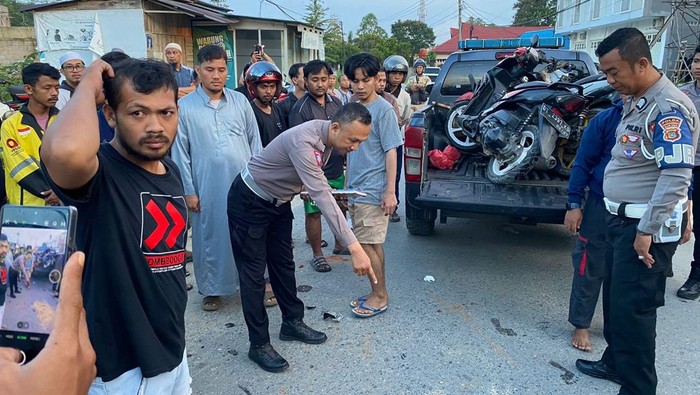 Kecelakaan Maut di Depan Islamic Center Kendari, Tukang Sapu DLHK Tewas Ditabrak Mahasiswa