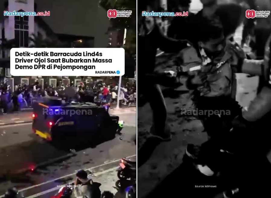 Sopir Ojol Dilindas Rantis Brimob Saat Aksi Demo Mahasiswa, Begini Respon Kapolri