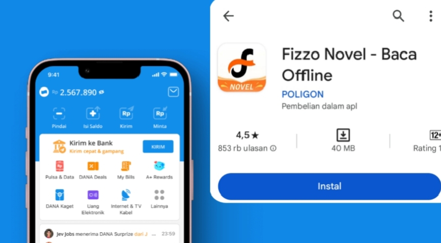 Cuma Baca Novel, Cuan Langsung Masuk ke Rekening Saldo DANA Gratis Rp250 Ribu