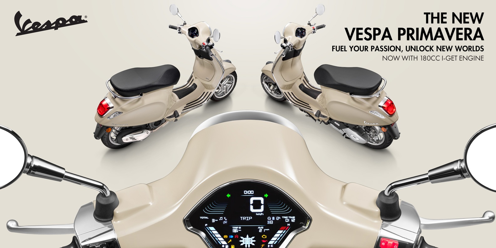 Vespa Primavera & Sprint 180cc Resmi Mengaspal di Indonesia, Tenaga Lebih Besar Harga Tak Berubah