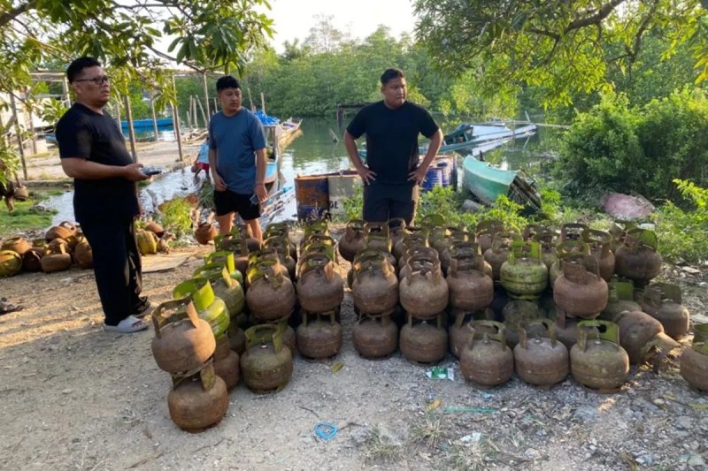 Mafia LPG Subsidi Antar-Kabupaten Diringkus! Polda Sultra Amankan Ratusan Tabung di Konawe Selatan