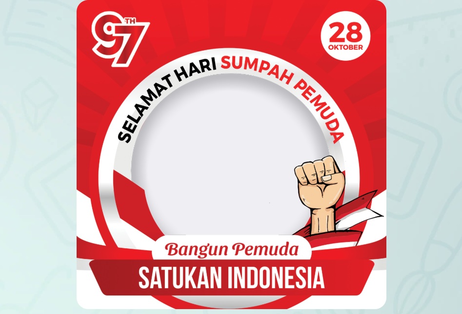 60 Link Twibbon Hari Sumpah Pemuda 28 Oktober 2025, Gratis