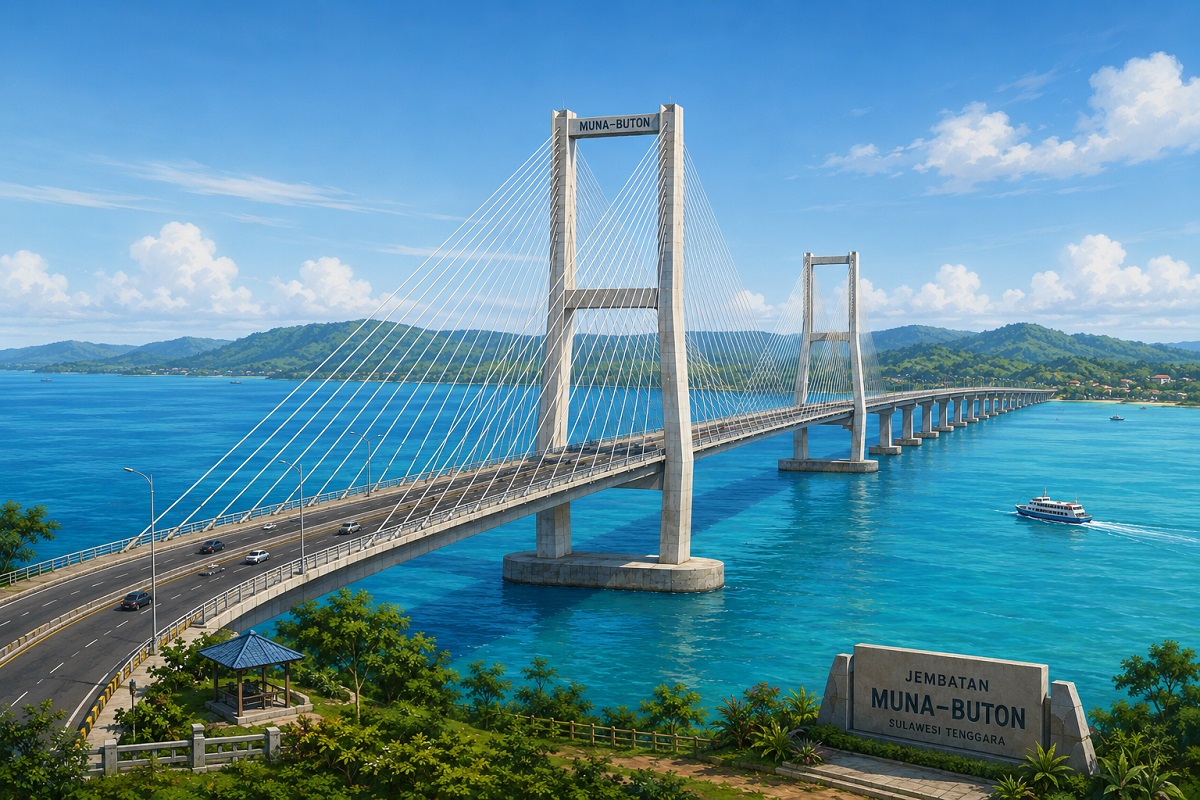 Dirancang Sejak 2010, Begini Update Terbaru Megaproyek Jembatan Muna-Buton Sepanjang 2,9 KM