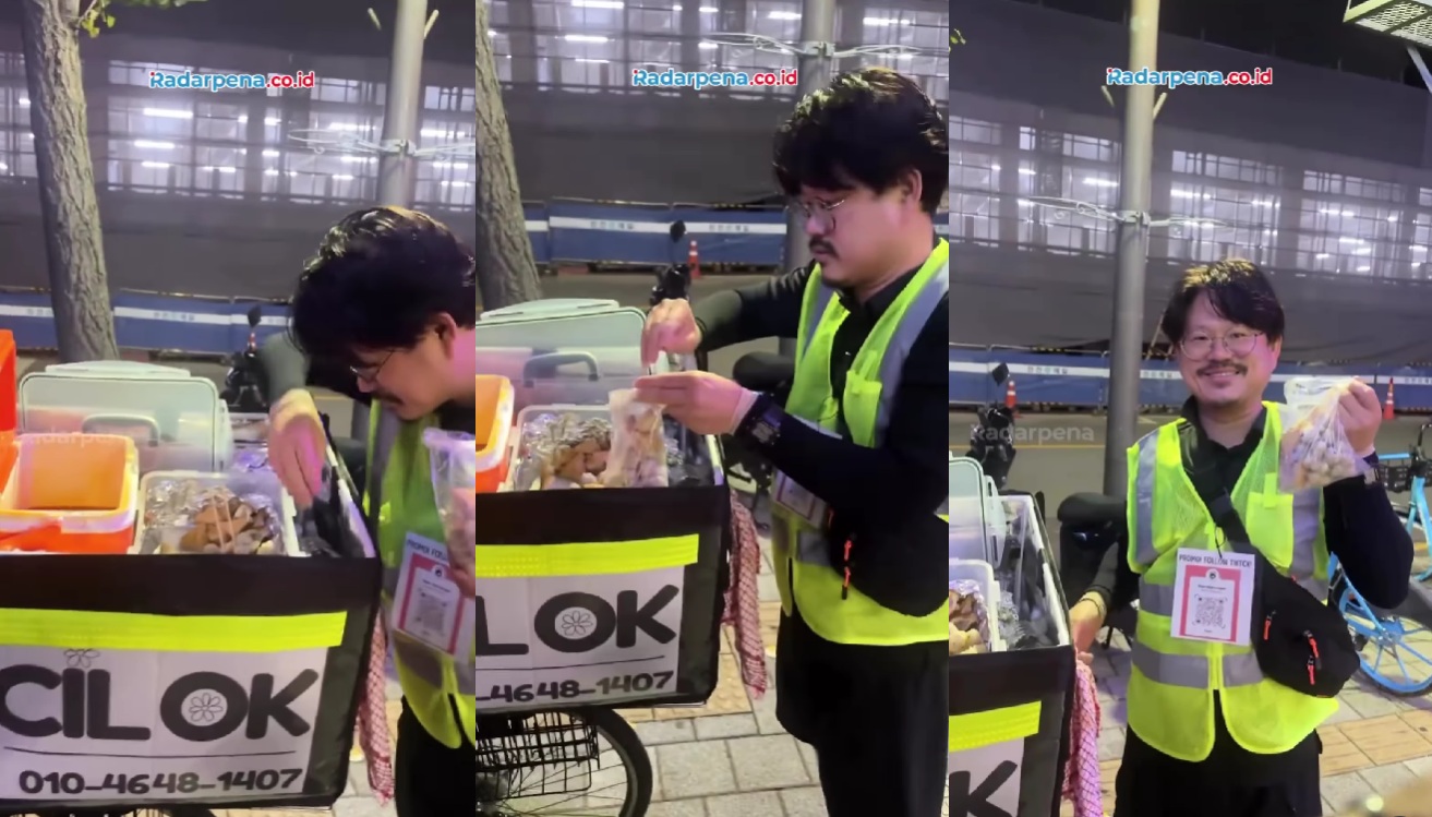 Viral Orang Korea Jual Cilok Keliling di Negaranya, Harganya Rp116 Ribu Per Porsi