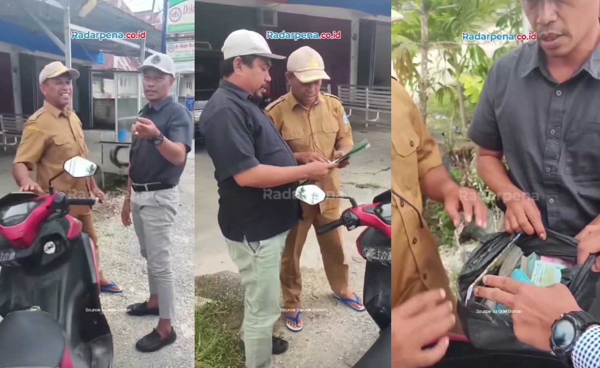 Video Detik-Detik Pejabat Kesbangpol Buton Tengah Terjaring OTT