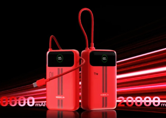 Honor Rilis Dua Power Bank Baru Berkapasitas Jumbo, Bawa Kabel Built-in dan Layar Digital