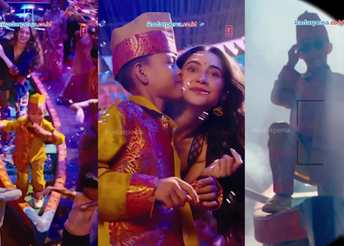 Rayyan Arkan Dikha Bikin Heboh Lagi, Kali Ini Bocah Pacu Jalur Riau Duet Bareng Artis Bollywood Zahrah S Khan