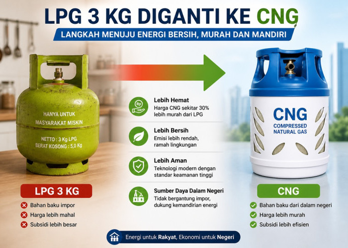 Bye-bye LPG 3 Kg? Mengenal CNG, Gas Lokal yang Bakal Bikin Dapur Lebih Hemat 30 Persen