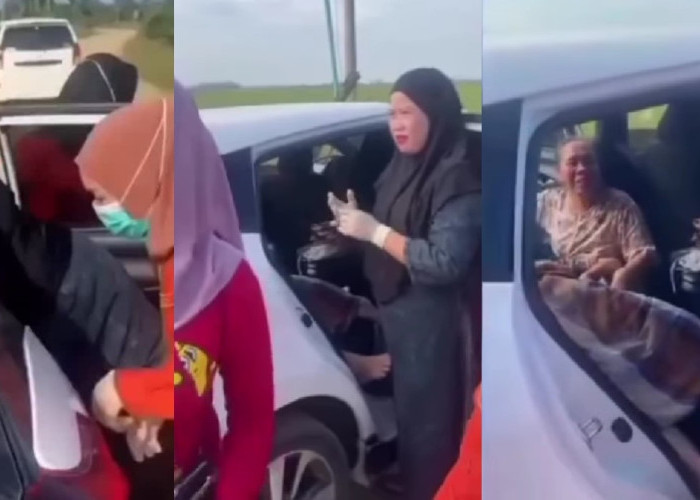Viral Video Ibu Muda Melahirkan di Mobil Saat Lewati Jalan Rusak di Konawe