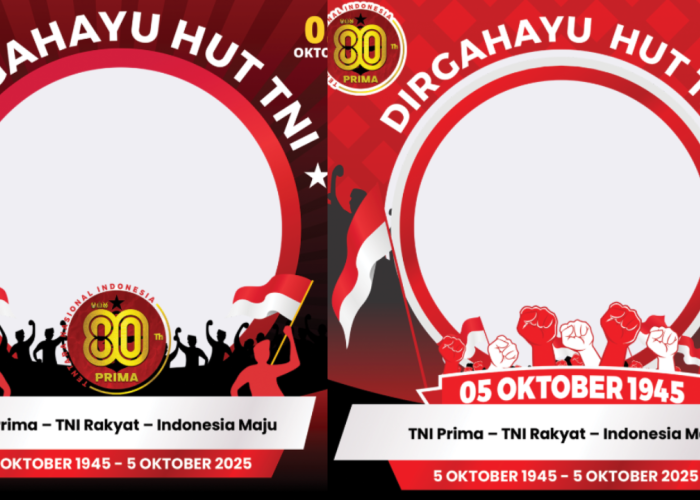 Deretan Twibbon dan Ucapan HUT ke-80 TNI yang Layak untuk Dibagikan