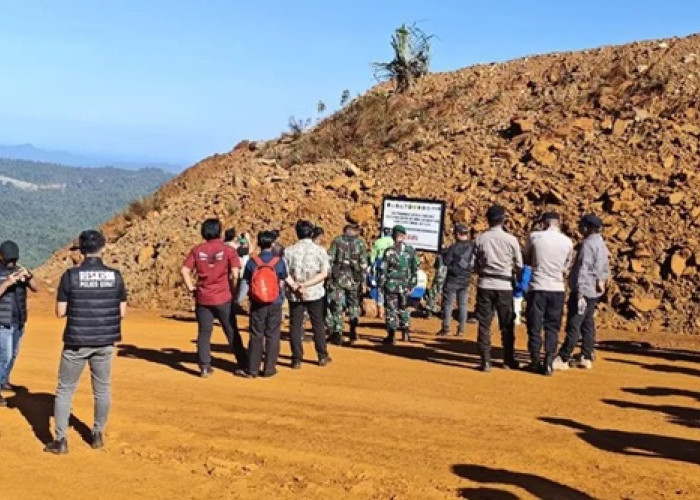 Diduga Milik Istri Gubernur Sultra, Tambang Nikel PT TMS di Bombana Disegel Satgas