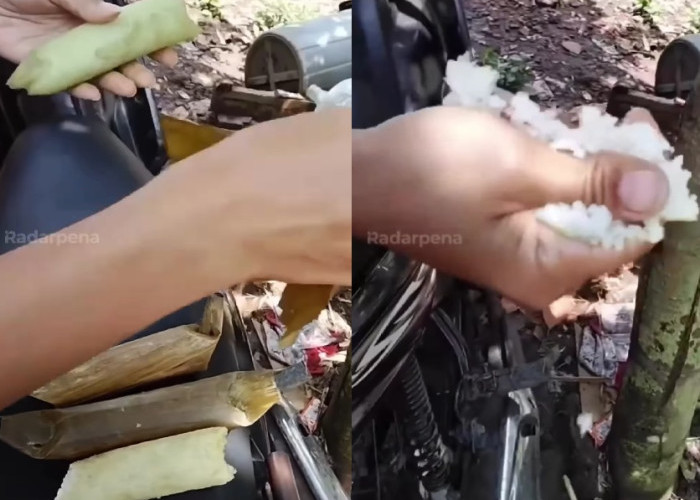Waspada! Beredar Lontong Palsu Berisi Spons, Telah Ditemukan di Malang