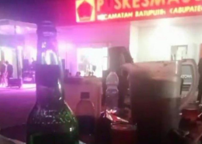 Viral Pesta Miras di Halaman Puskesmas Kolut, Polisi Periksa Empat Orang
