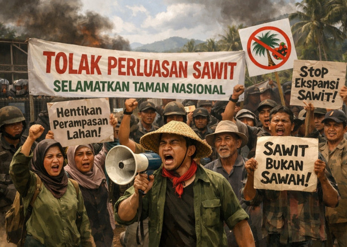 Aksi Penolakan Sawit di Taman Nasional Rawa Aopa Watumohai Berujung Ricuh