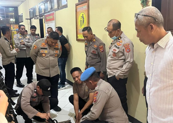 Mendadak! Gudang Senjata Api Polres Buton Diperiksa