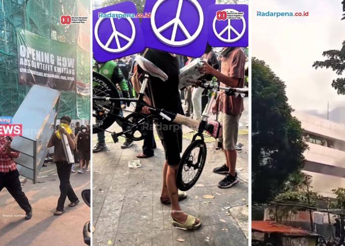 Demo Ricuh di Kwitang: Gedung ACC Dibakar, Massa Lakukan Penjarahan