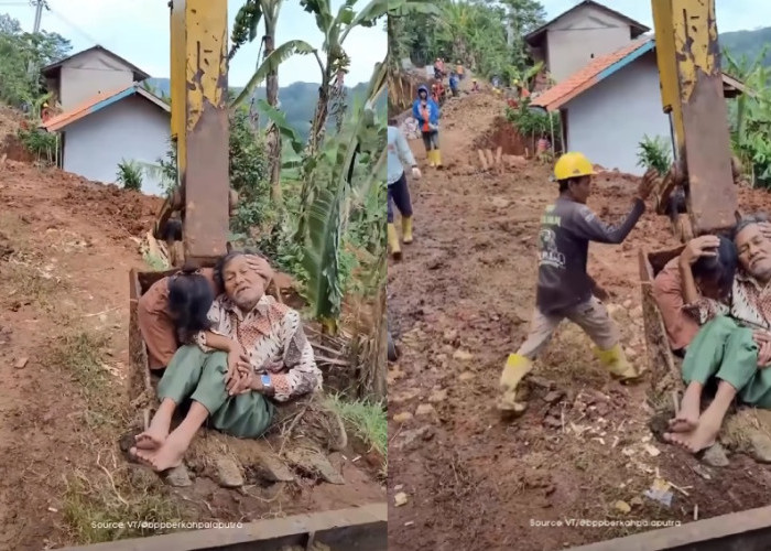 Viral Lansia Sakit Diangkut Ekskavator di Bandung Barat, Terungkap Fakta Sebenarnya