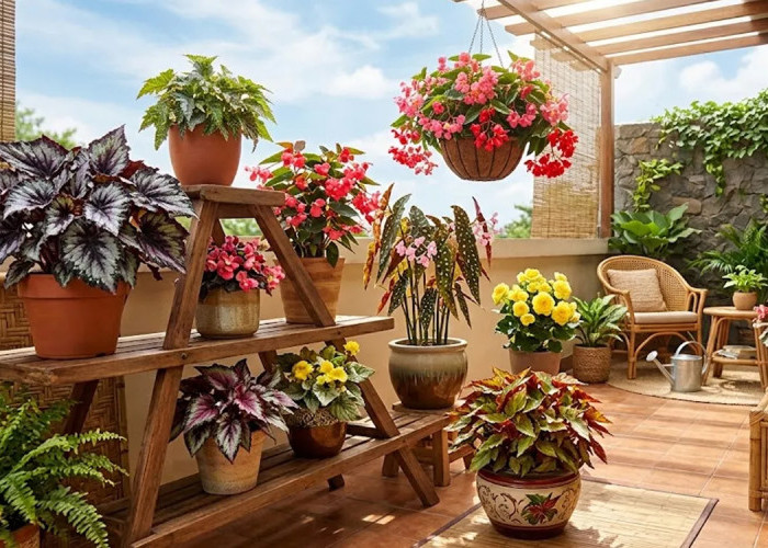 Bikin Teras Makin Estetik, Ini 11 Jenis Begonia Paling Dicari Lengkap dengan Tips Perawatan