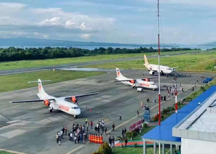 Jumlah Penumpang di Bandara Betoambari Baubau Meningkat Jelang Natal dan Tahun Baru 