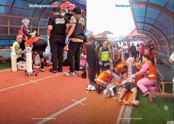 Video Detik-Detik Legenda Arema FC Kuncoro Sebelum Wafat di Stadion Gajayana karena Serangan Jantung