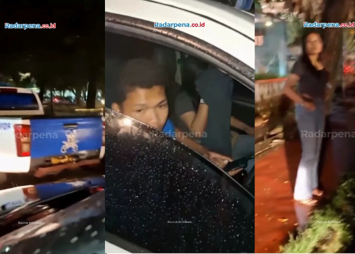 Viral! Anak Pejabat Polisi Bersama Wanita Tabrak Lari Pakai Mobil Dinas Propam
