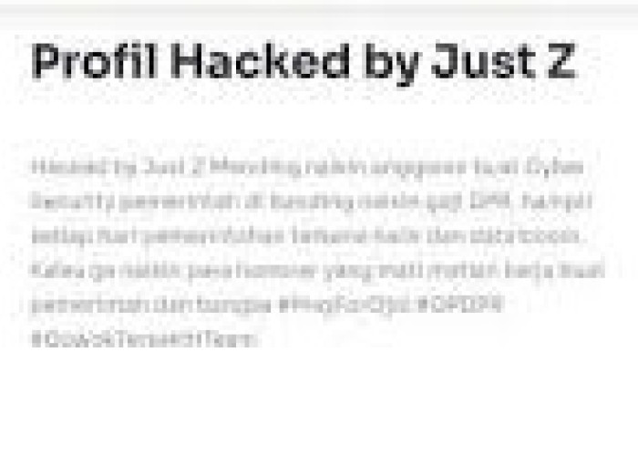 Website Resmi Pemprov Sultra Dibobol Hacker, Tinggalkan Sindiran soal Anggaran dan Honorer