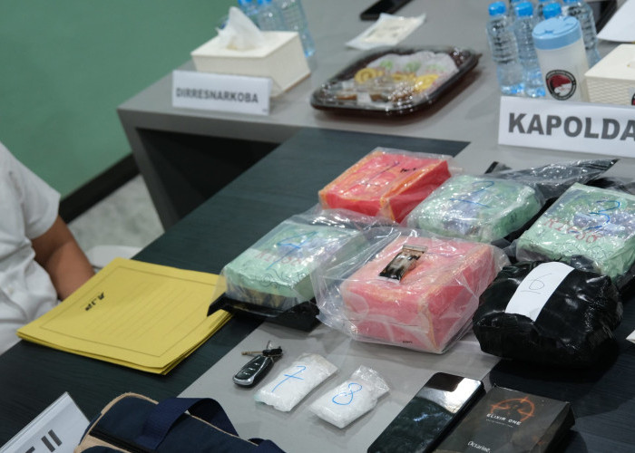 Polda Sultra Bongkar Peredaran Sabu 6,5 Kg Jaringan Internasional