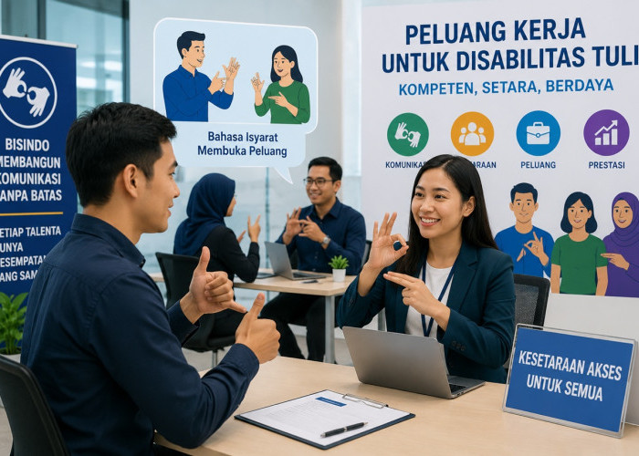 Penyandang Disabilitas Tuli di Sultra Dapat Akses Kerja dari Kemnaker
