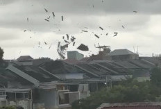 Amukan Angin Puting Beliung Terjang Baubau, Puluhan Rumah Rusak Parah